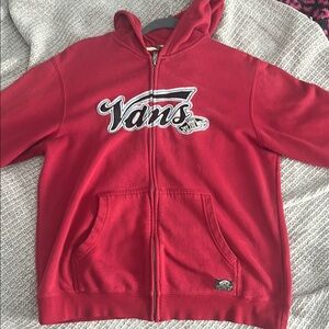 Vintage vans zip up hoodie